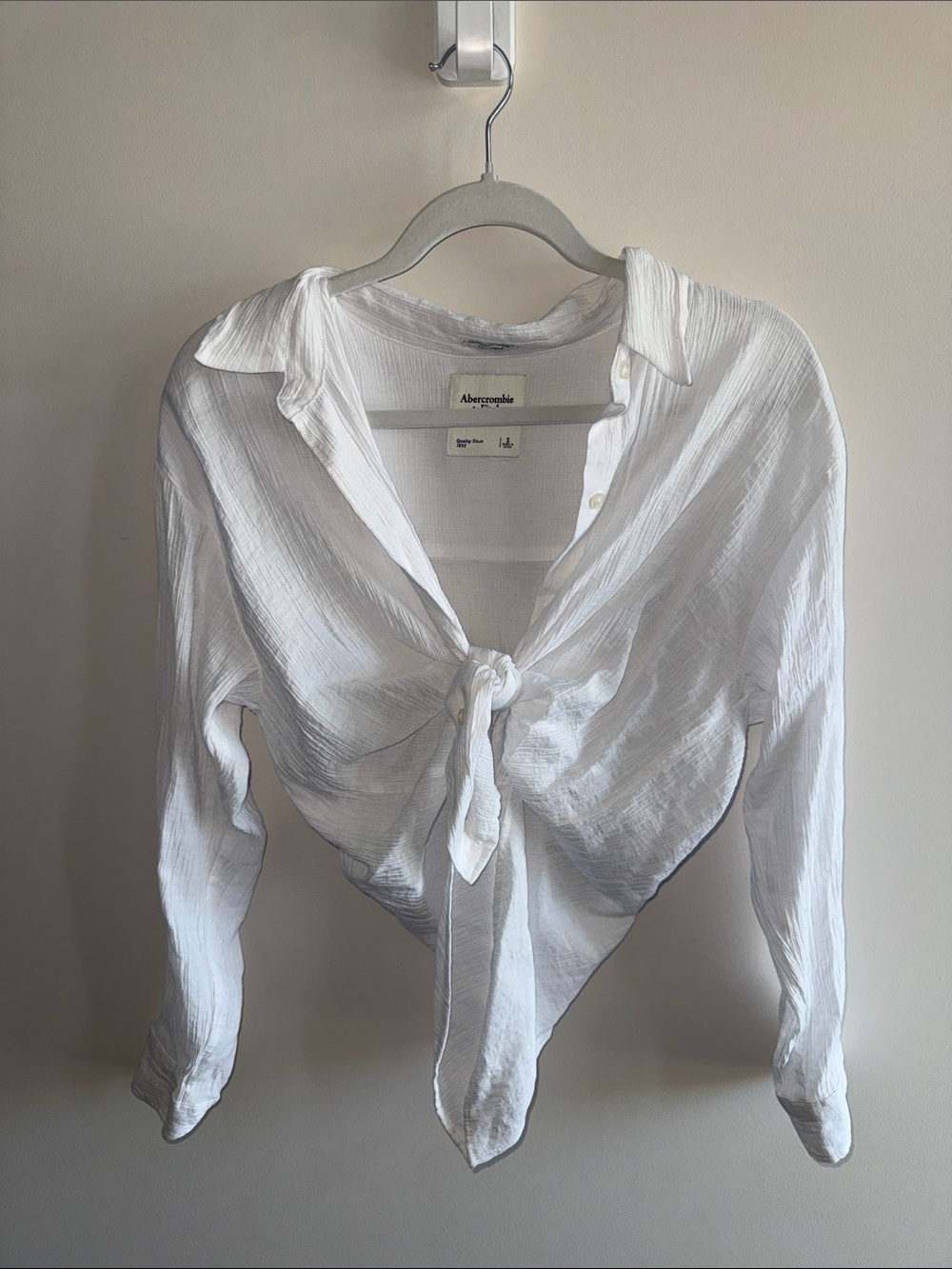Abercrombie & Fitch White Button Down Shirt